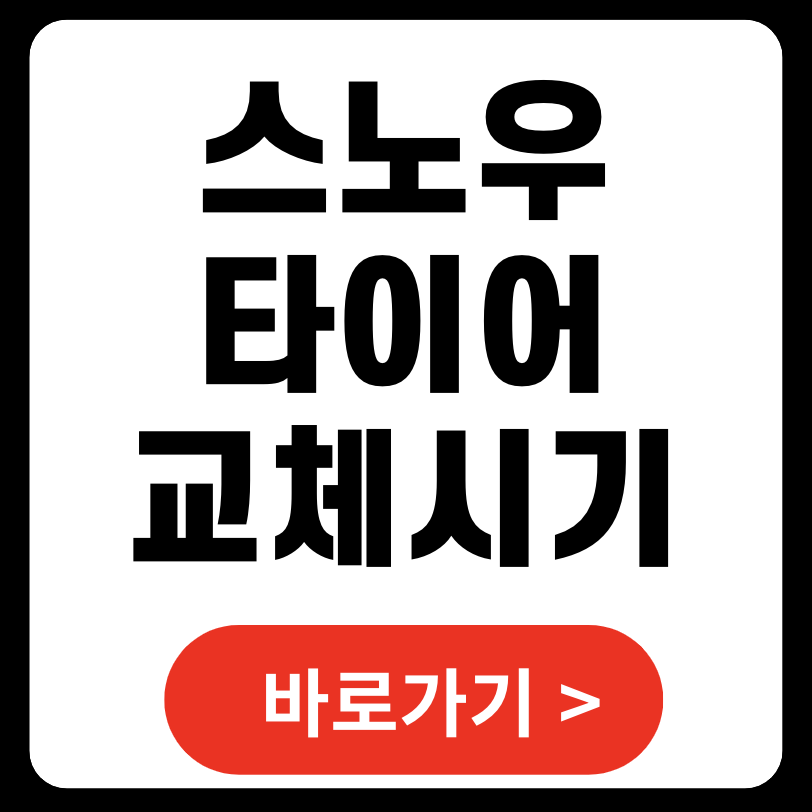 스노우타이어 교체 시기, 가격, 스프레이 체인 완벽 가이드