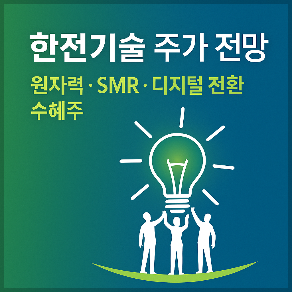 한전기술 주가 전망 및 배당 분석, 원자력, 소형모듈원자로(SMR), 디지털 전환, 신재생에너지