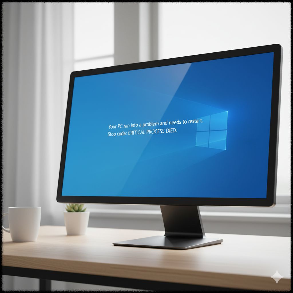 데스크탑 블루스크린 에러