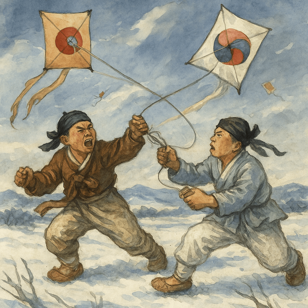연날리기와 연싸움 – 겨울 하늘을 가르던 바람의 축제