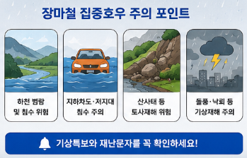 26년 장마 예상&amp;#44; 올해 장마 예상시기 언제? 2026년 장마기간 지역별 전망 총정리5