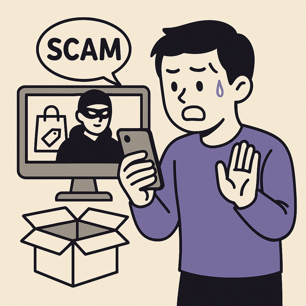 안전한 중고거래 방법을 설명하는 이미지