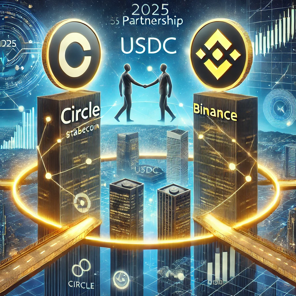 써클과 바이낸스의 협력과 관련된 이미지