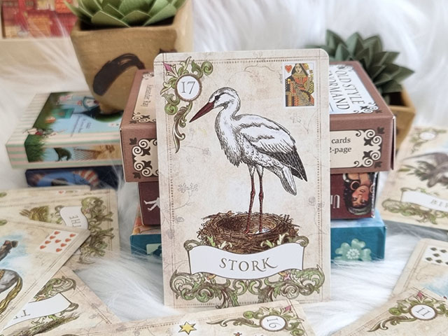 드림타로21 &ndash; 올드스타일 레노먼드 17번 황새 / Dreamtarot21 &ndash; Old Style Lenormand No.17 황새, 변화와 발전의 흐름