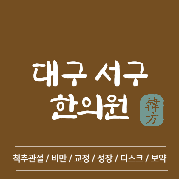 대구 서구 한의원 추천 TOP5 양심 한의원 유명한 곳