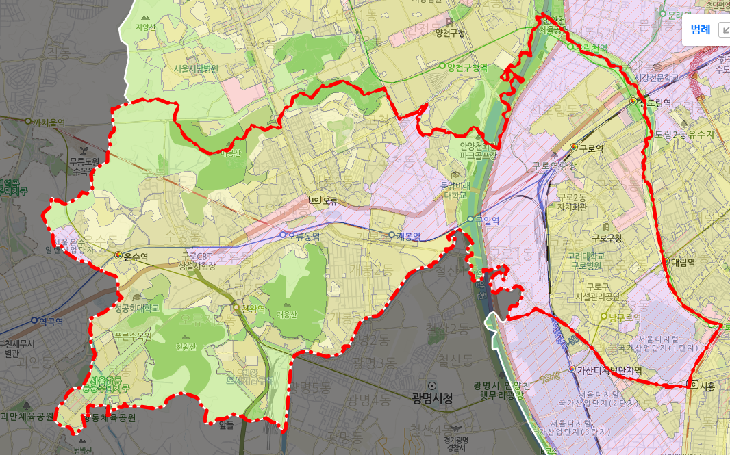 구로구 상업지역