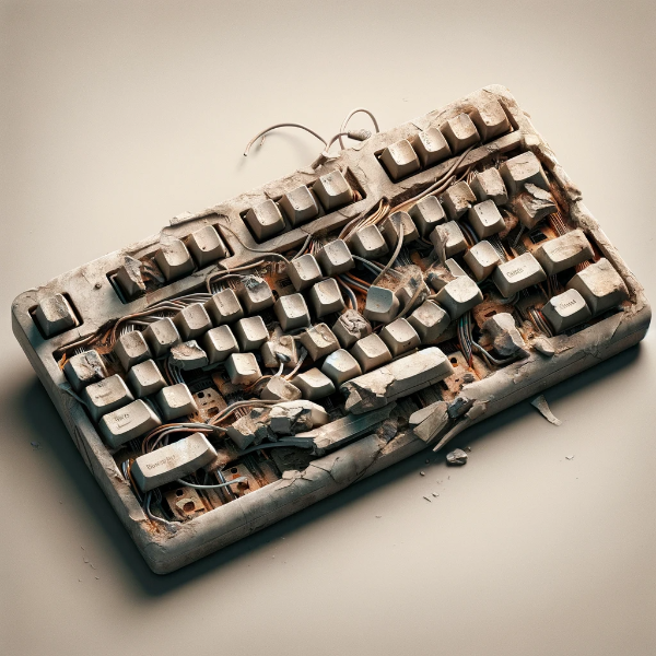 고장난 키보드