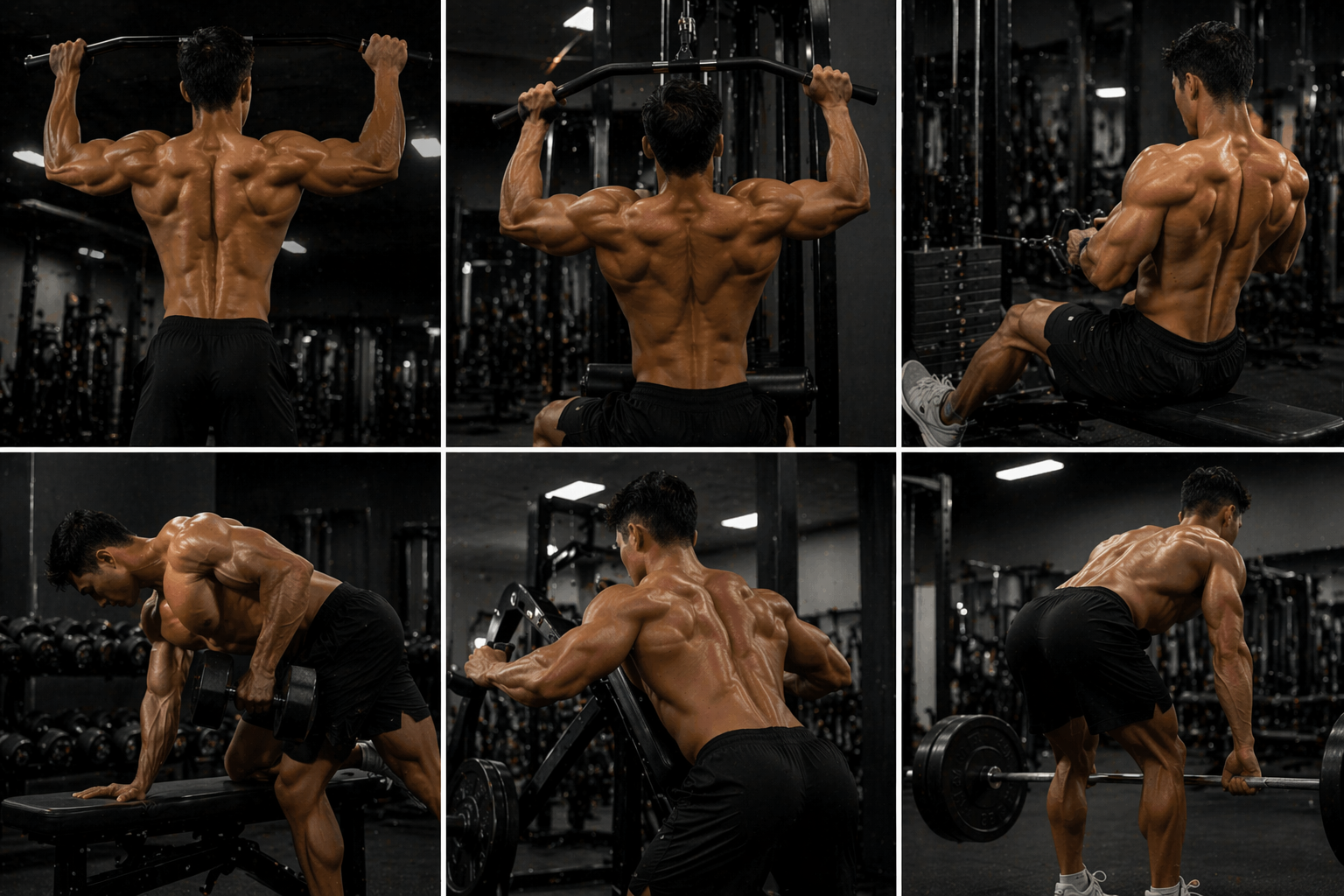 등 운동 프로그램 예시