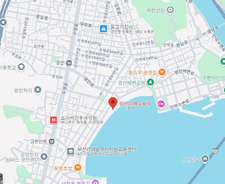 광안리해수욕장_위치