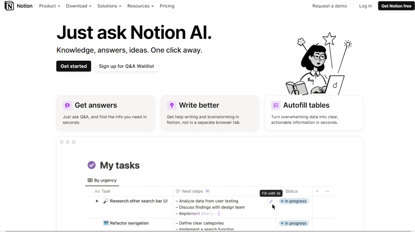 Notion AI: 내 문서에 지능을 더하다