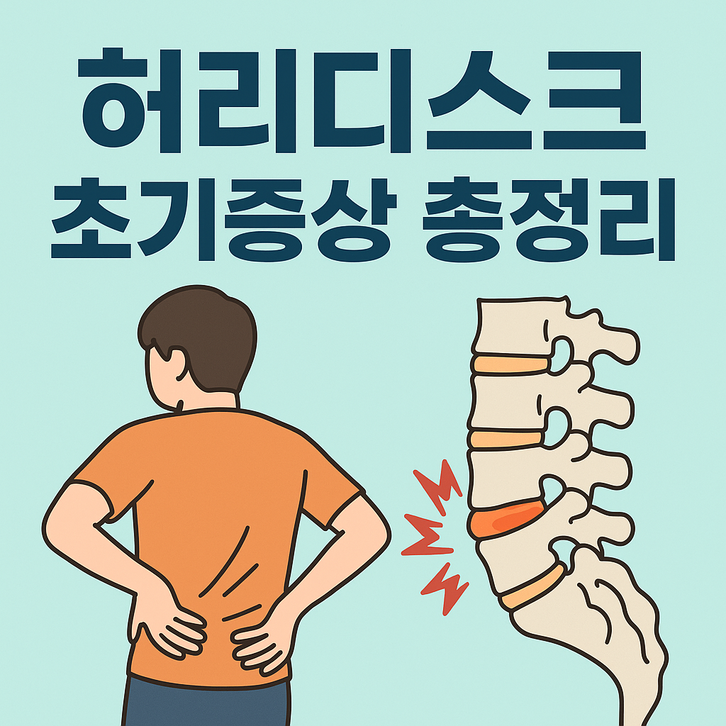 놓치면 안 되는 허리디스크 초기증상
