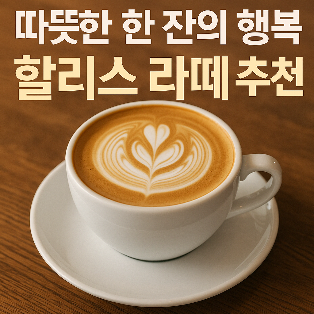 할리스 라떼