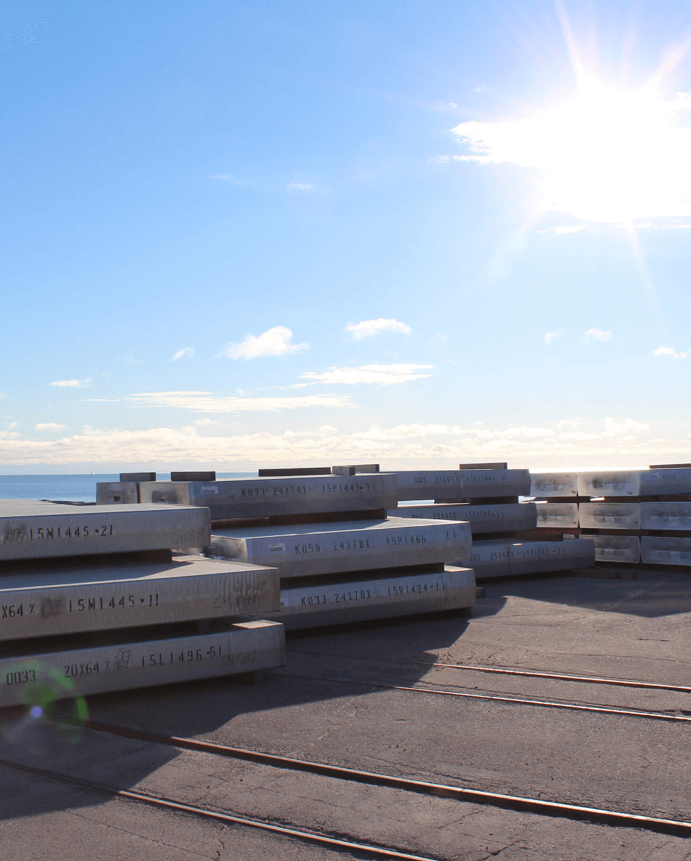 알루코사의 알루미늄 주괴