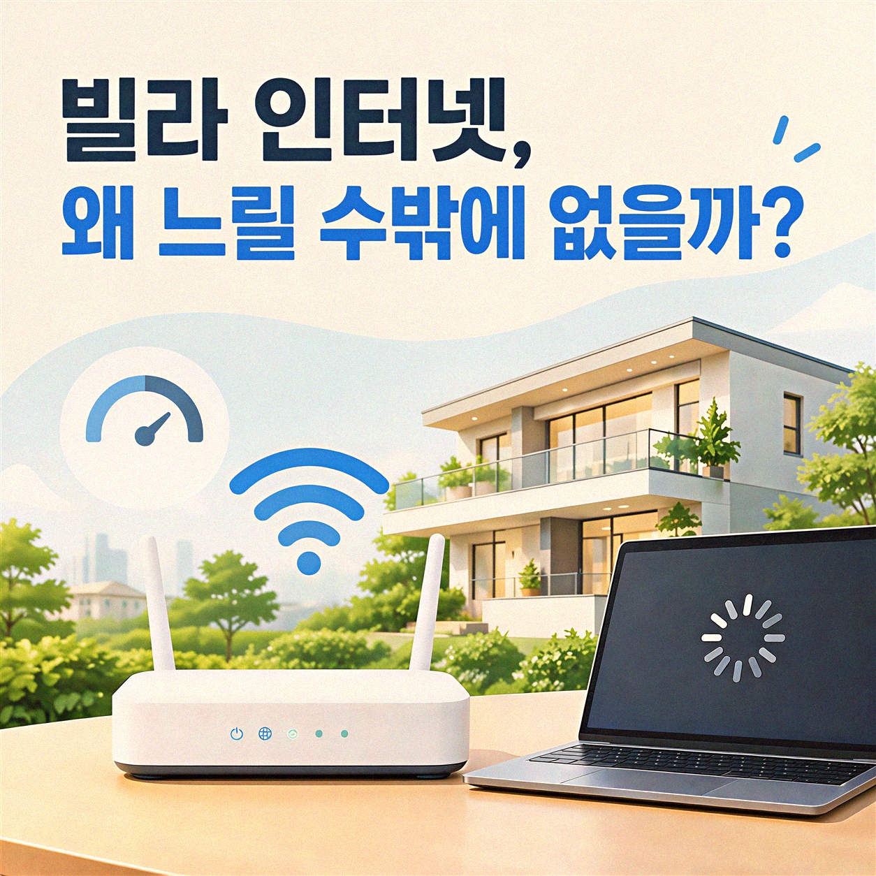 빌라에서도 막힘없이 쓰는 빠른 인터넷, 어떻게 찾을까?