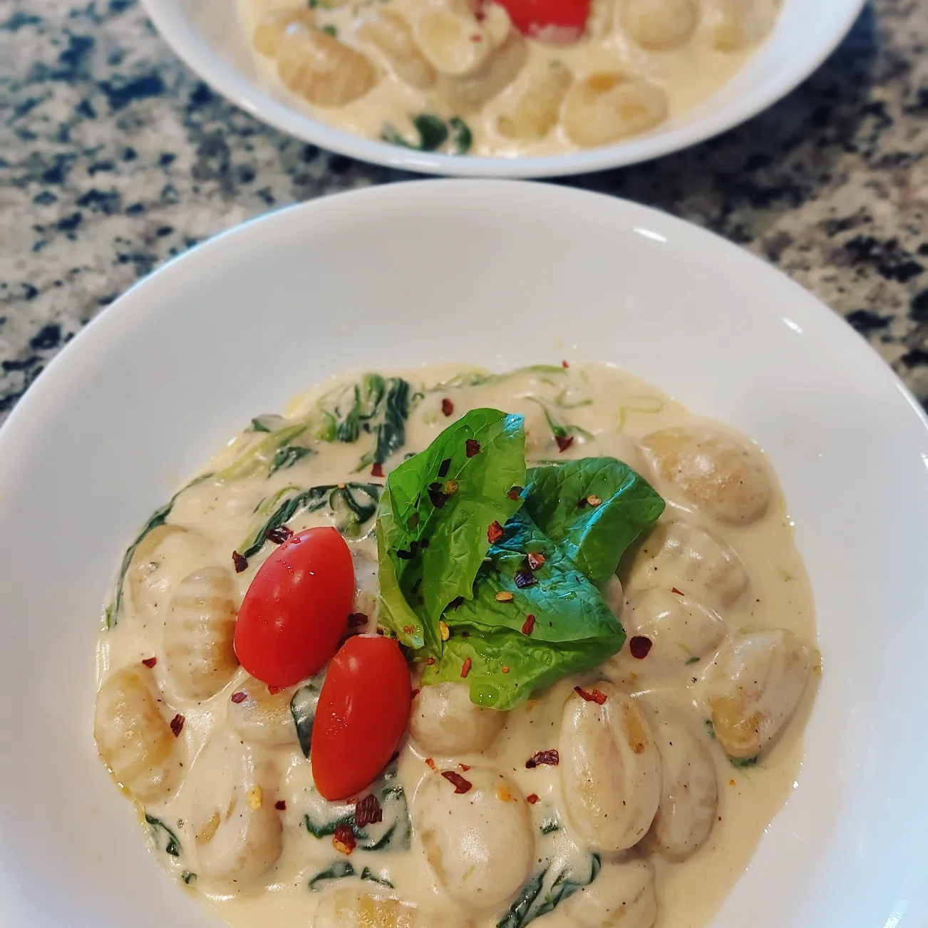 시금치 블루치즈 뇨끼