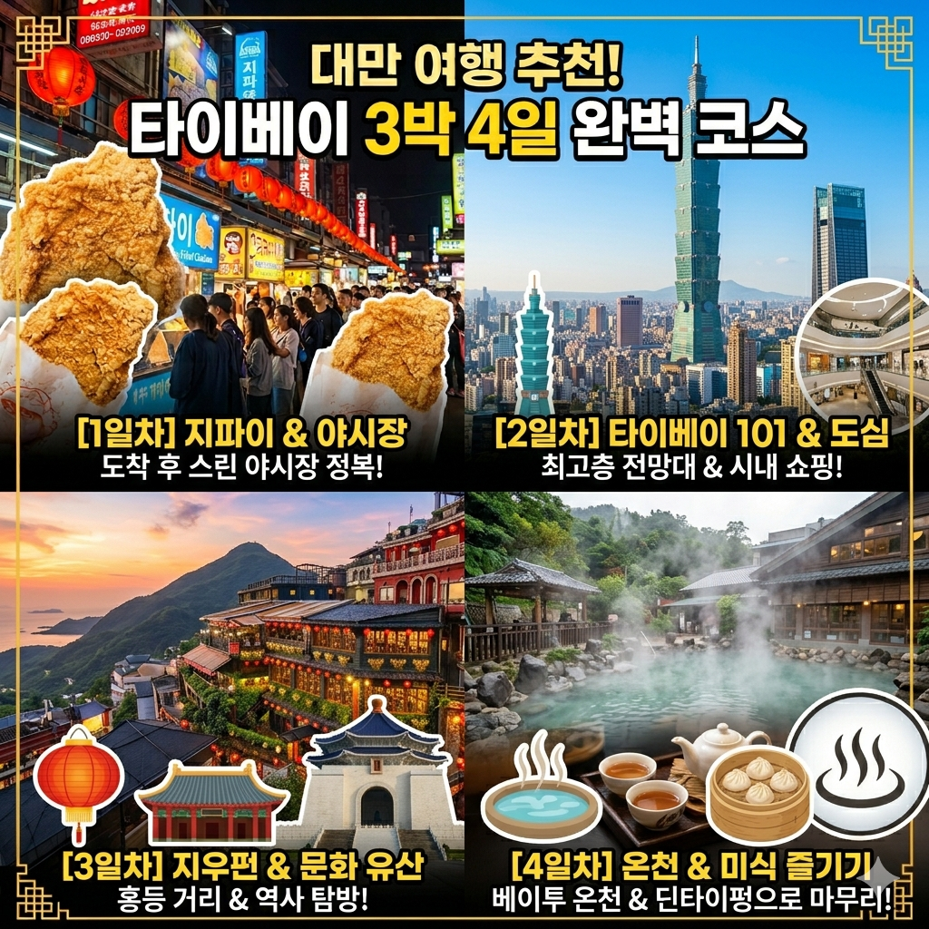 타이베이 3박 4일 추천 코스