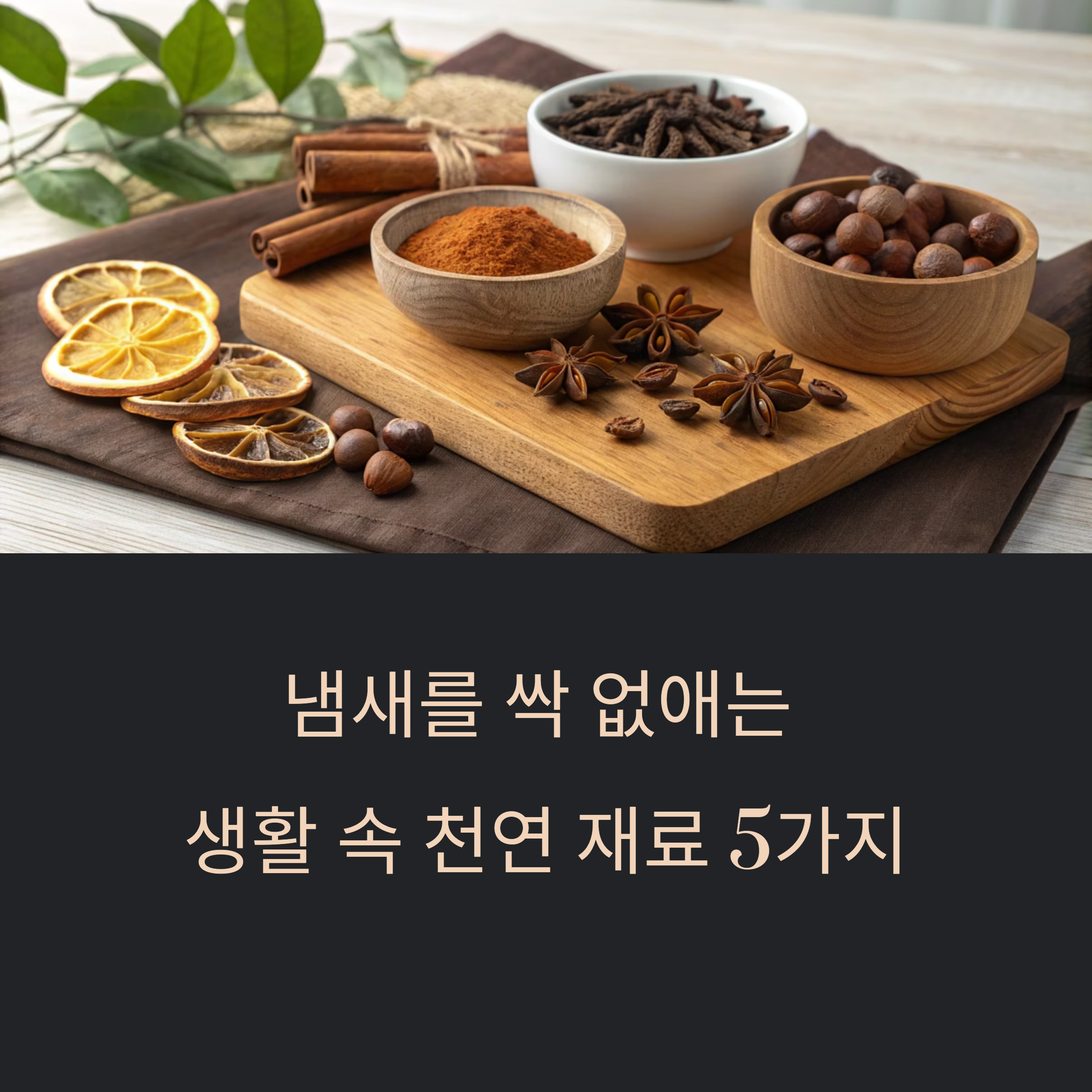 천연 재료 5가지