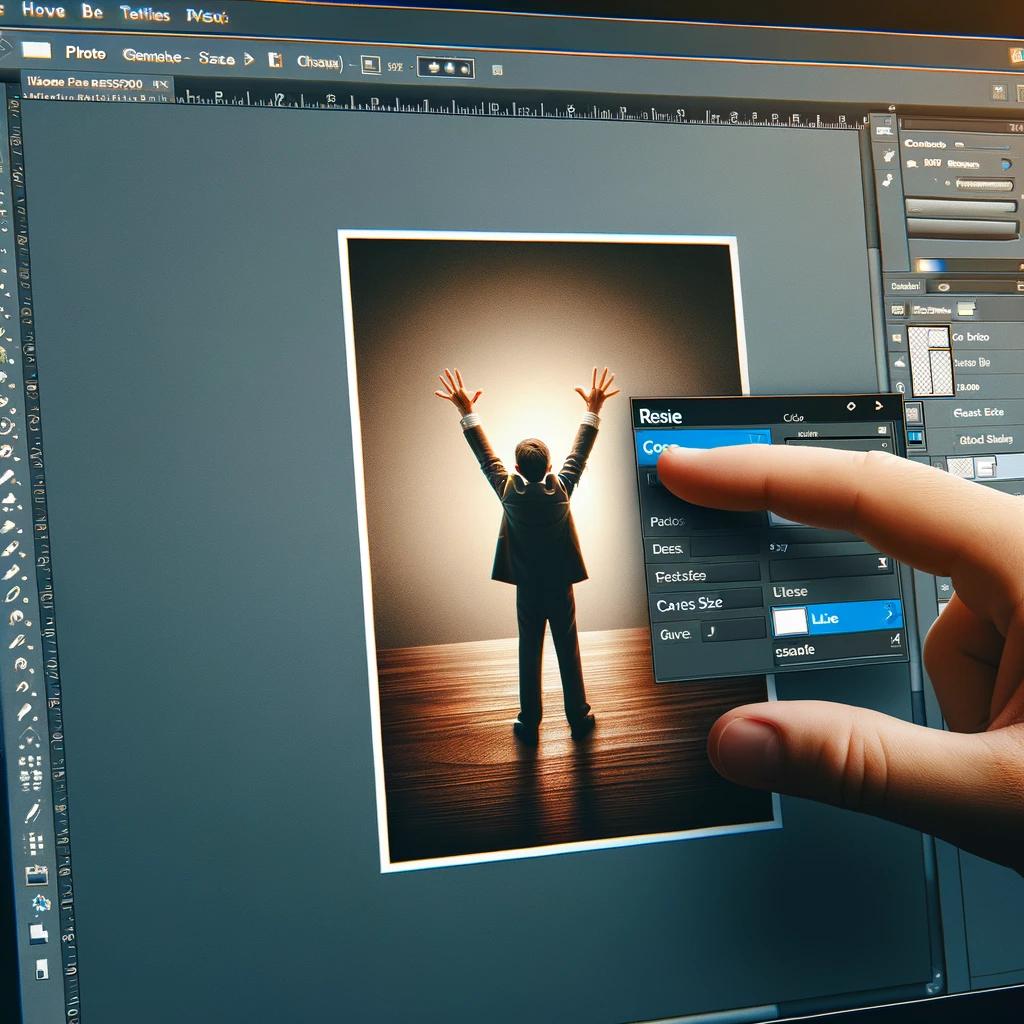 포토샵 사진 늘리기