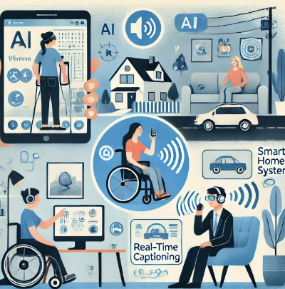 장애인을 위한 최신 기술 트렌드 이미지