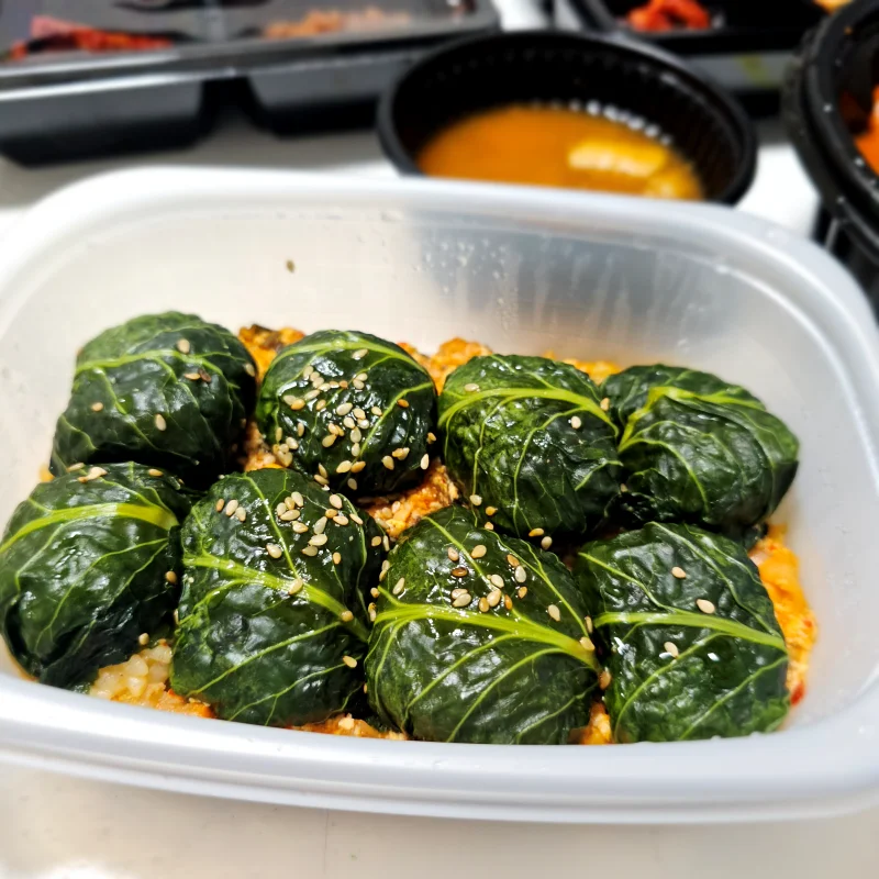 케일 쌈밥 강된장