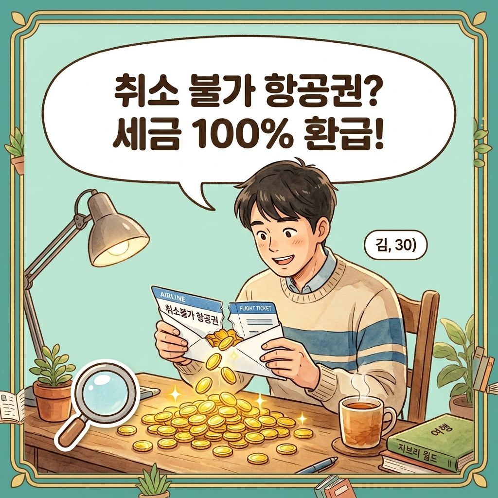 특가 항공권 환불 불가 조항 대응 및 유류할증료 100% 환급 비법 안내