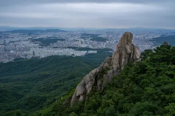 도봉산 등산코스 지도 둘레길 다락능선 코스_2