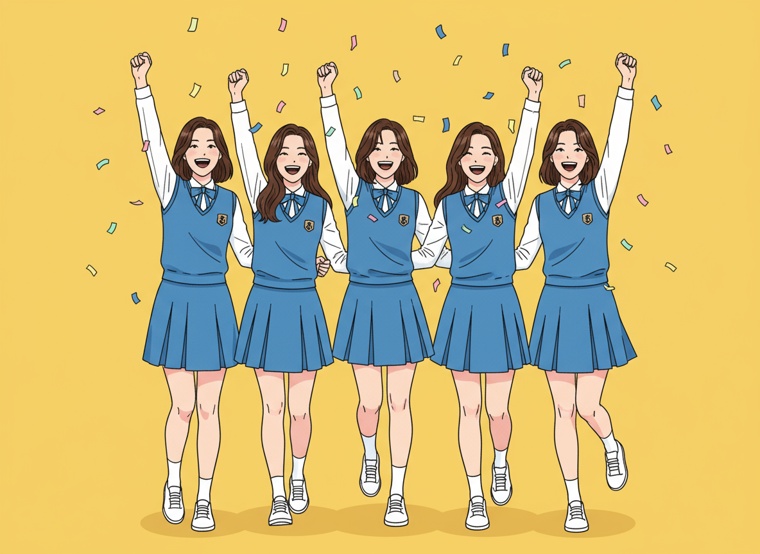 수능 응원 카톡