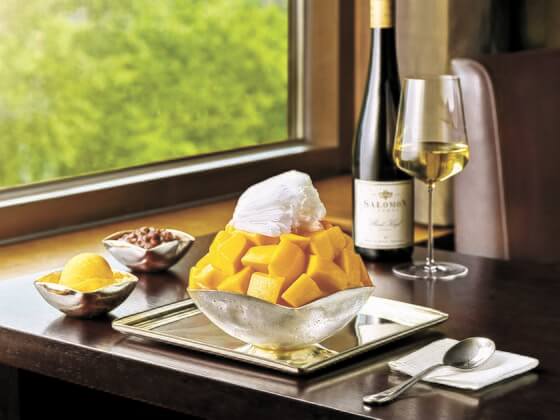 신라 호텔 망고 빙수