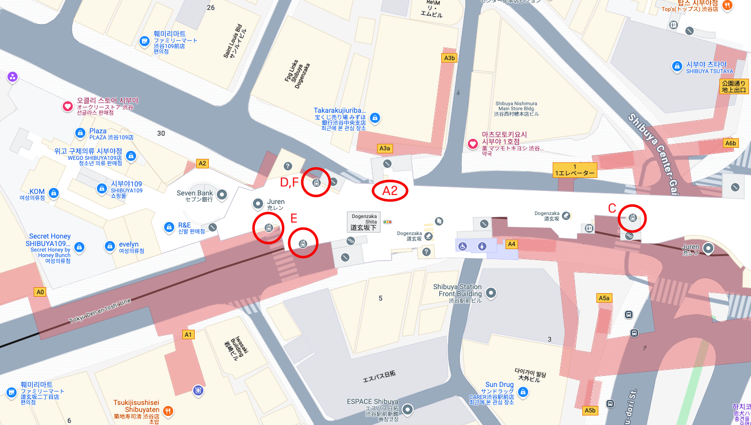 코인락커 구글맵 02