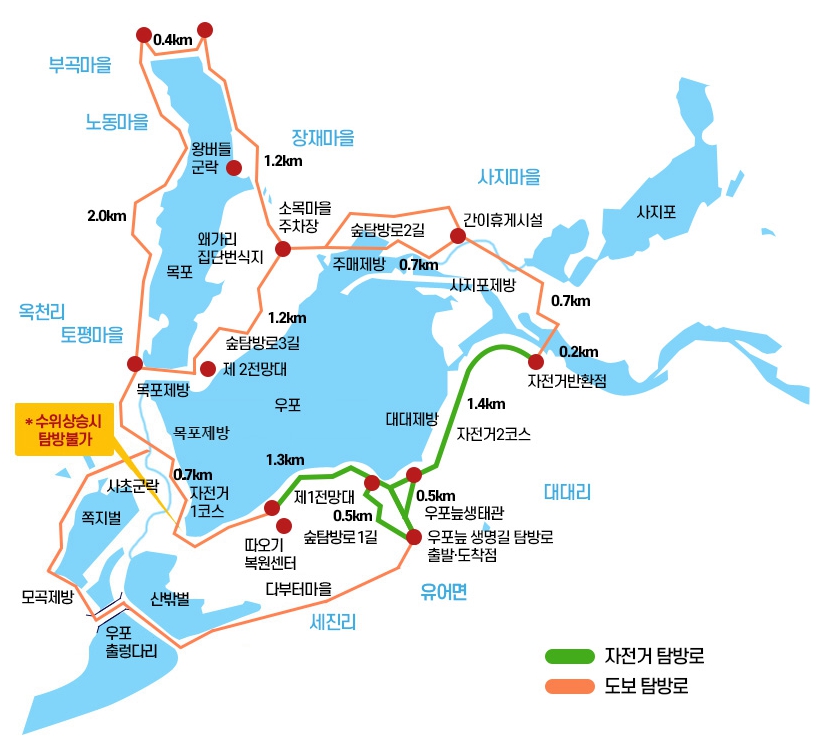 우포늪 자전거코스