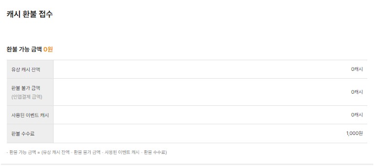 카카오페이지 캐시