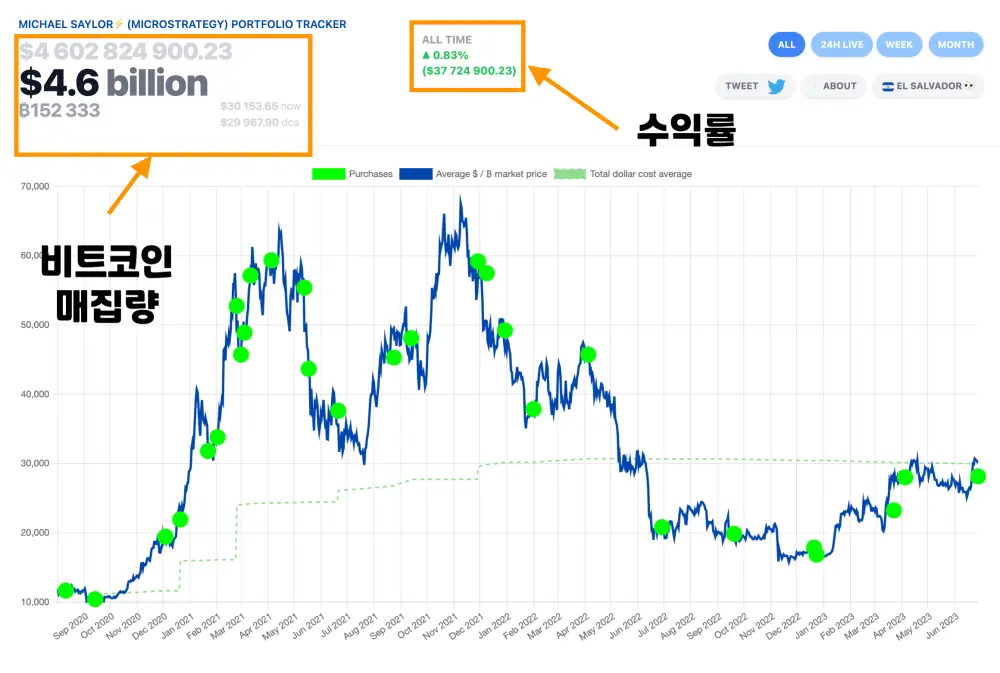 마이크로스트레티지 홈페이지화면