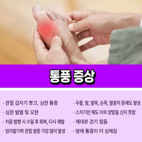 통풍_증상