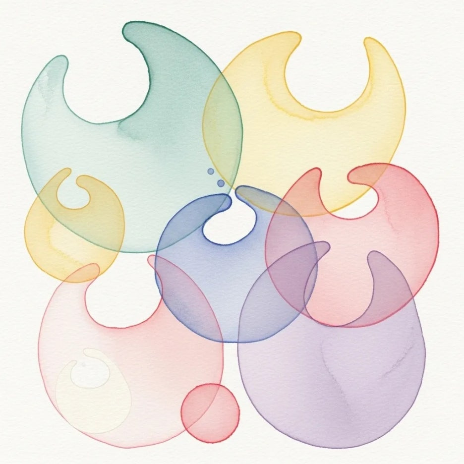 어노트프롬 빕의 다양하고 아름다운 파스텔 색상들