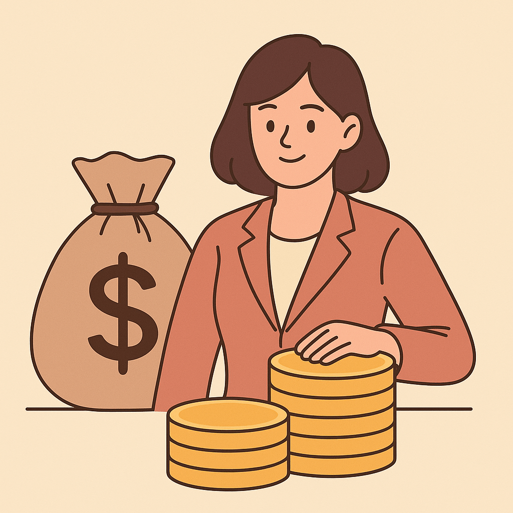 여성기업의 대표가 정책자금을 지원 받아 흡족해 하는 모습