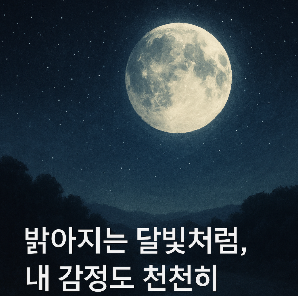 점점 밝아지는 달빛 꿈