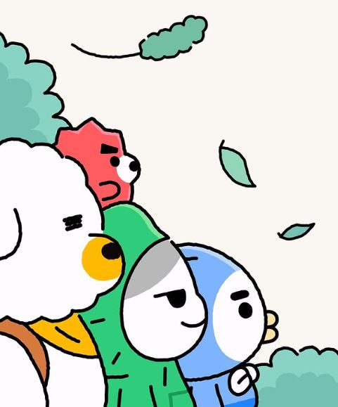 다음프렌즈 캐릭터 ❘ 샤희 대식 놀구 깡태 인스타
