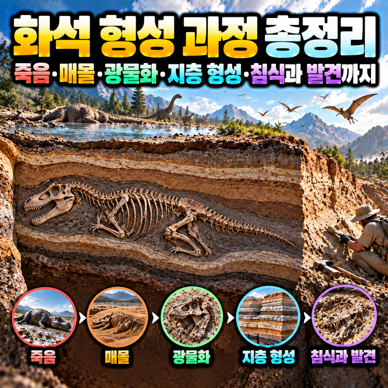화석 형성 과정