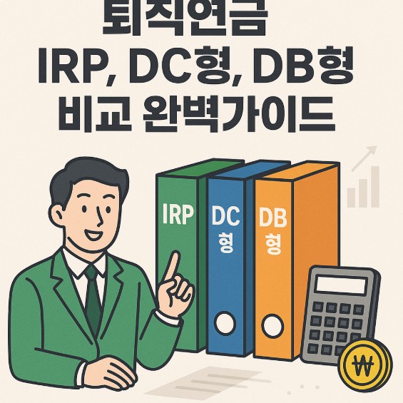 퇴직연금 IRP, DC형, DB형 비교 완벽가이드 세액공제 절세 전략