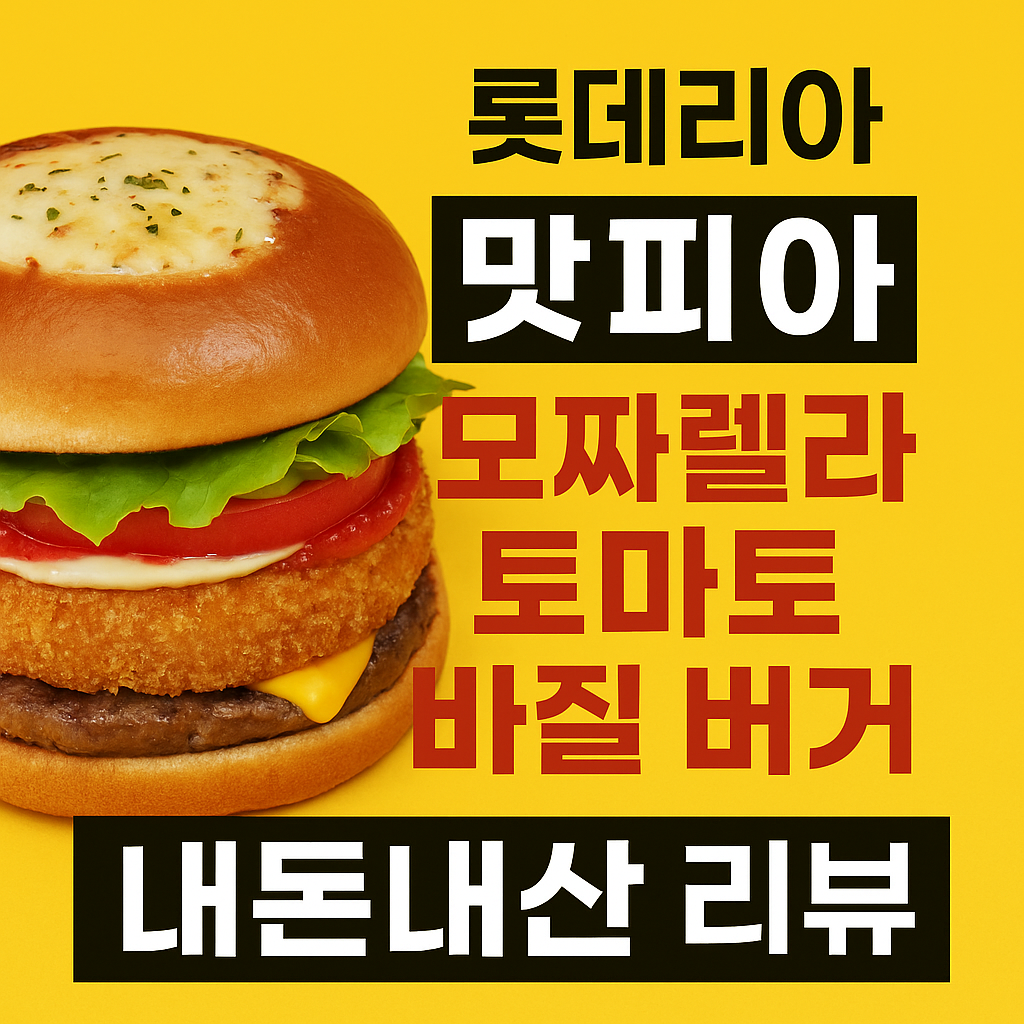 롯데리아 맛피아버거