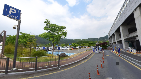 경주역전용주차장 전경