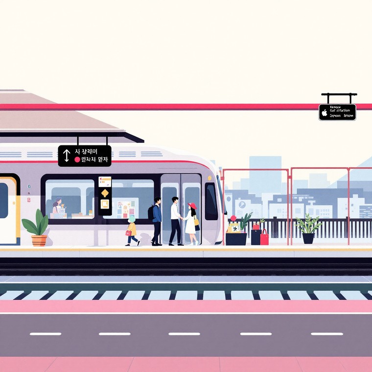 지하철 승강장