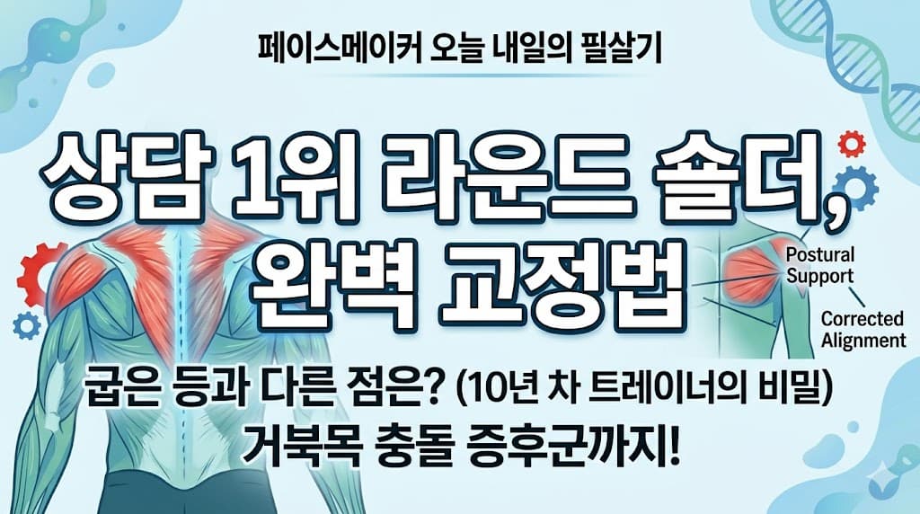 상담 1순위 라운드 숄더 완전 교정법