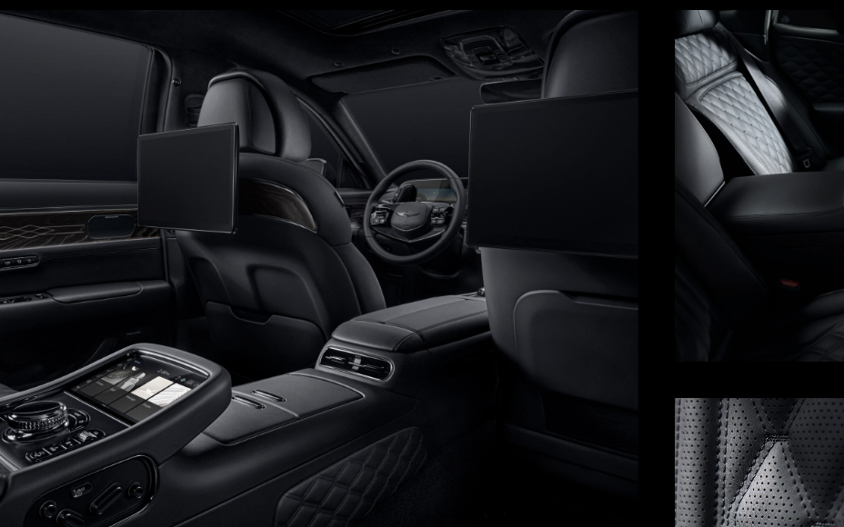 차 내부의 모습