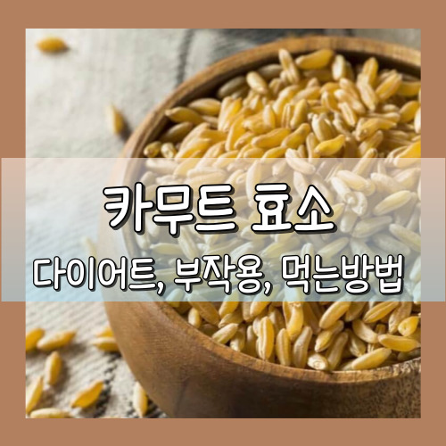 카무트효소 다이어트 부작용 먹는방법
