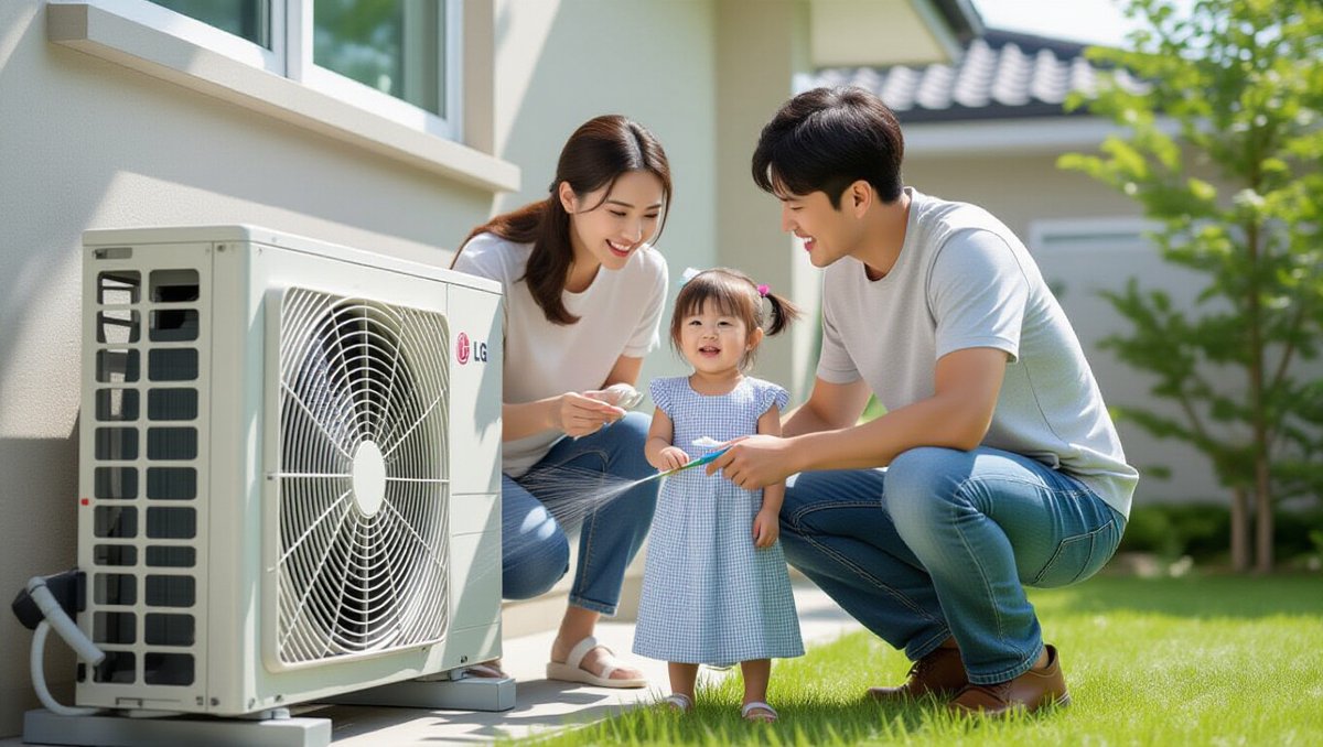 LG 에어컨 실외기 4번 오류 해결