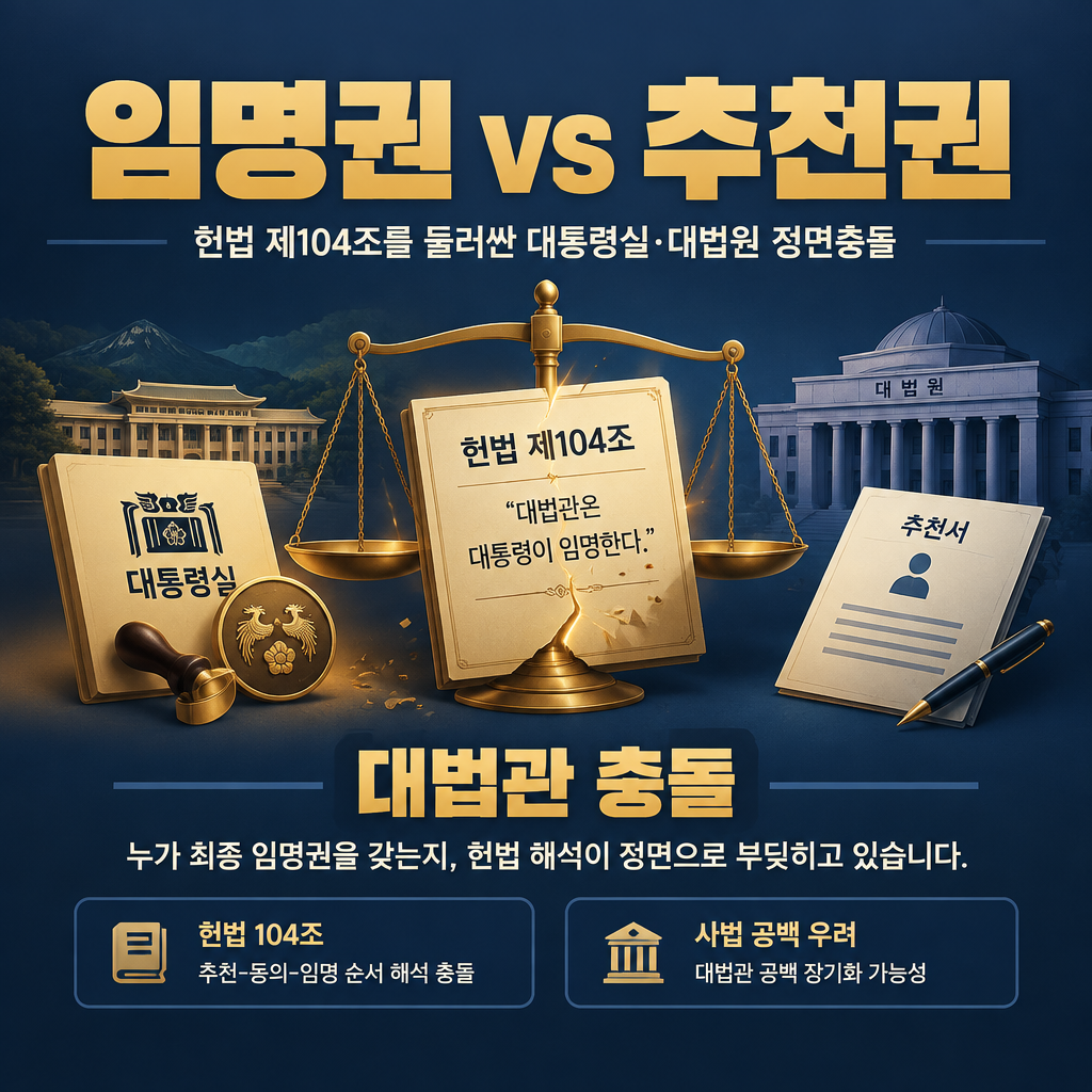 임명권 vs 추천권