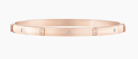 HarryWinston HW logo bangle