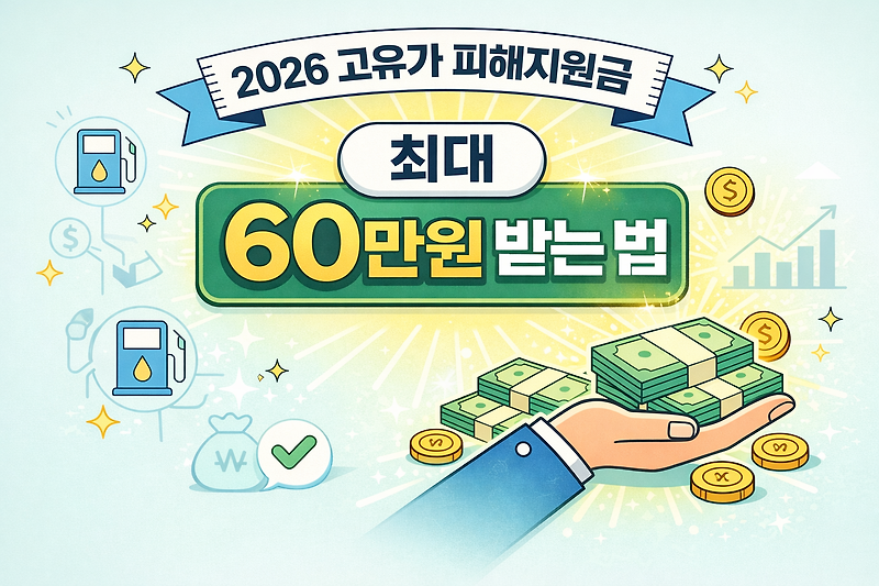 2026 고유가 피해 지원금 대상 확인 완벽 가이드