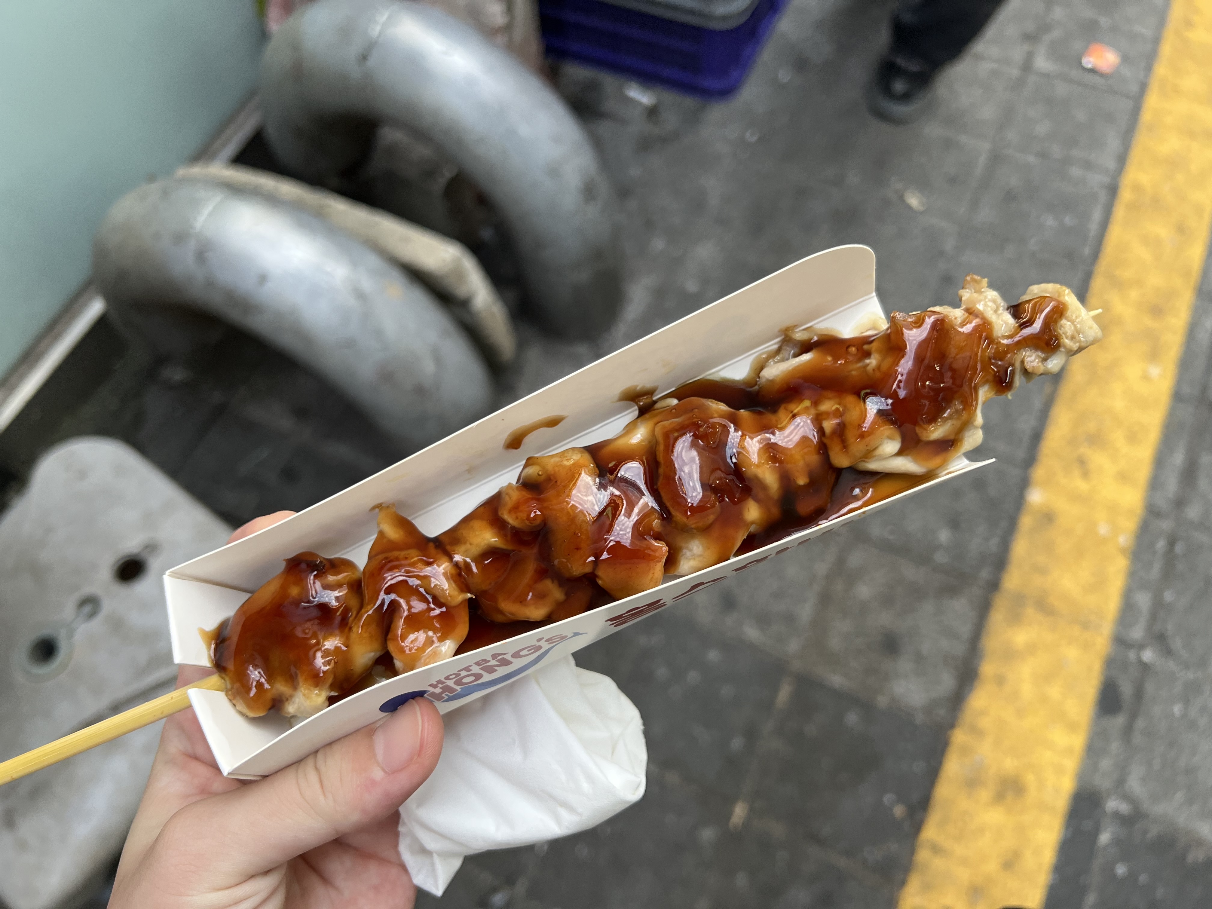 진양휴게소의 닭꼬치